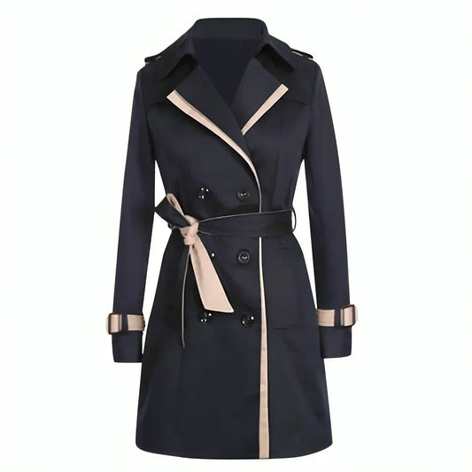 Image of Autumn | Women's Belted Double-Breasted Trench Coat
