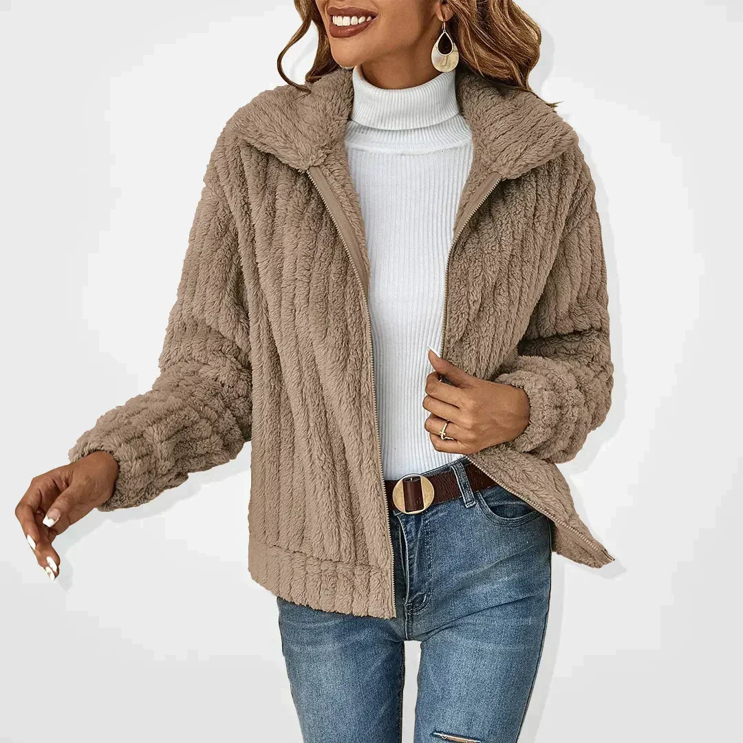 Image of Ava | Women's Zip-Up Relaxed Fit Jacket