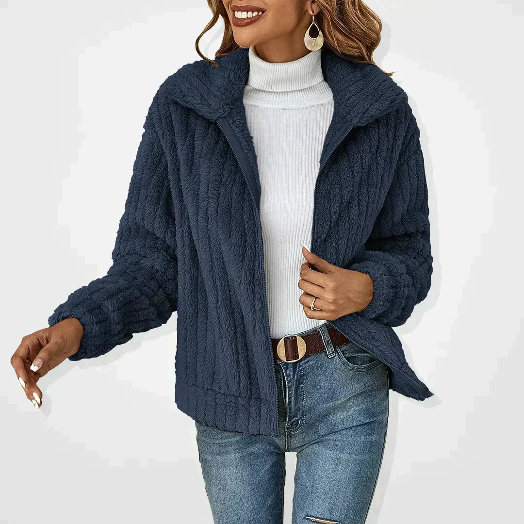 Image of Ava | Women's Zip-Up Relaxed Fit Jacket