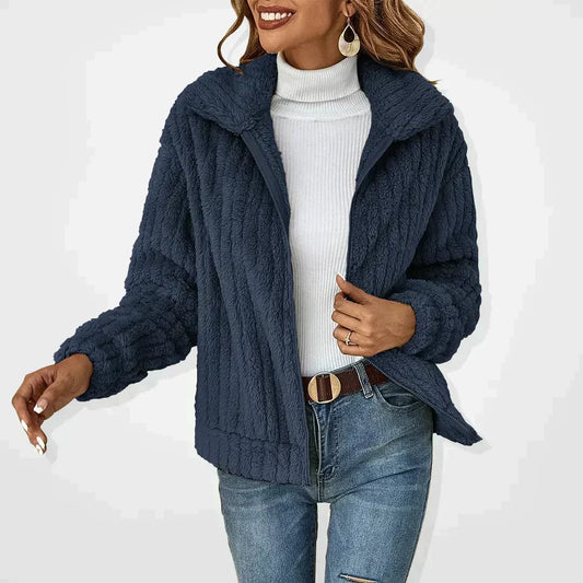 Image of Ava | Women's Zip-Up Relaxed Fit Jacket
