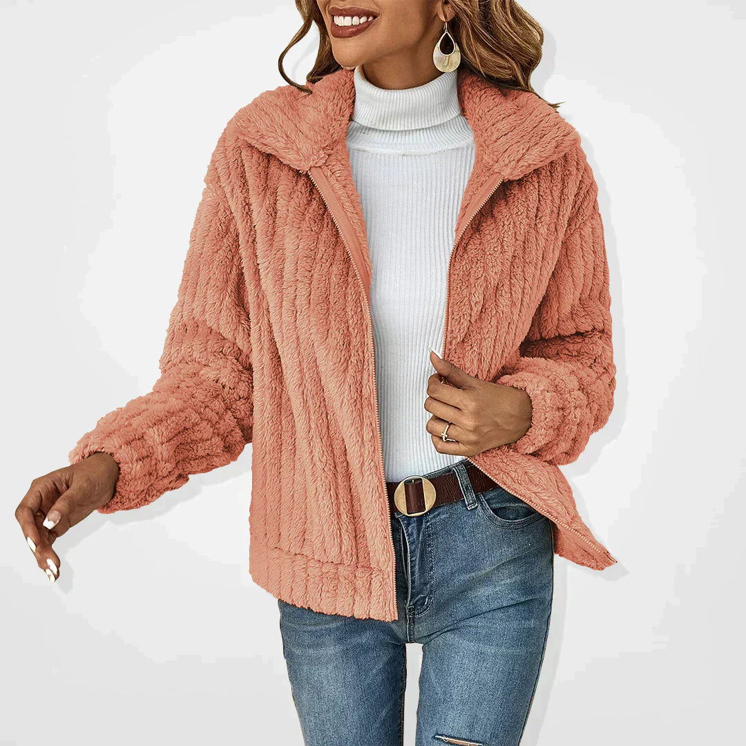 Image of Ava | Women's Zip-Up Relaxed Fit Jacket