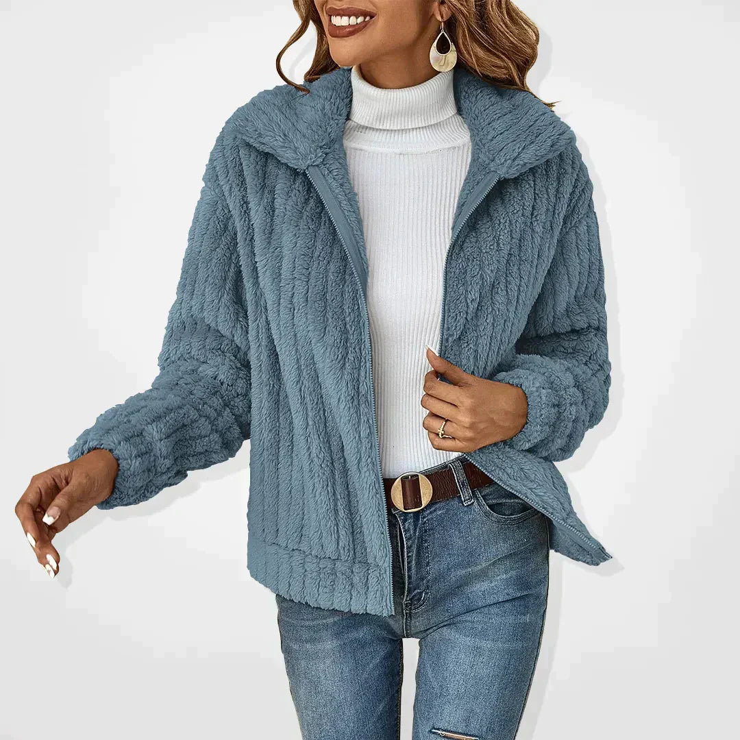 Image of Ava | Women's Zip-Up Relaxed Fit Jacket