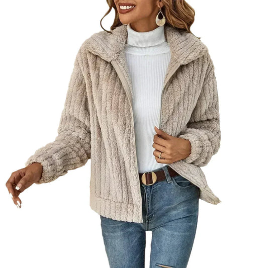 Image of Ava | Women's Zip-Up Relaxed Fit Jacket