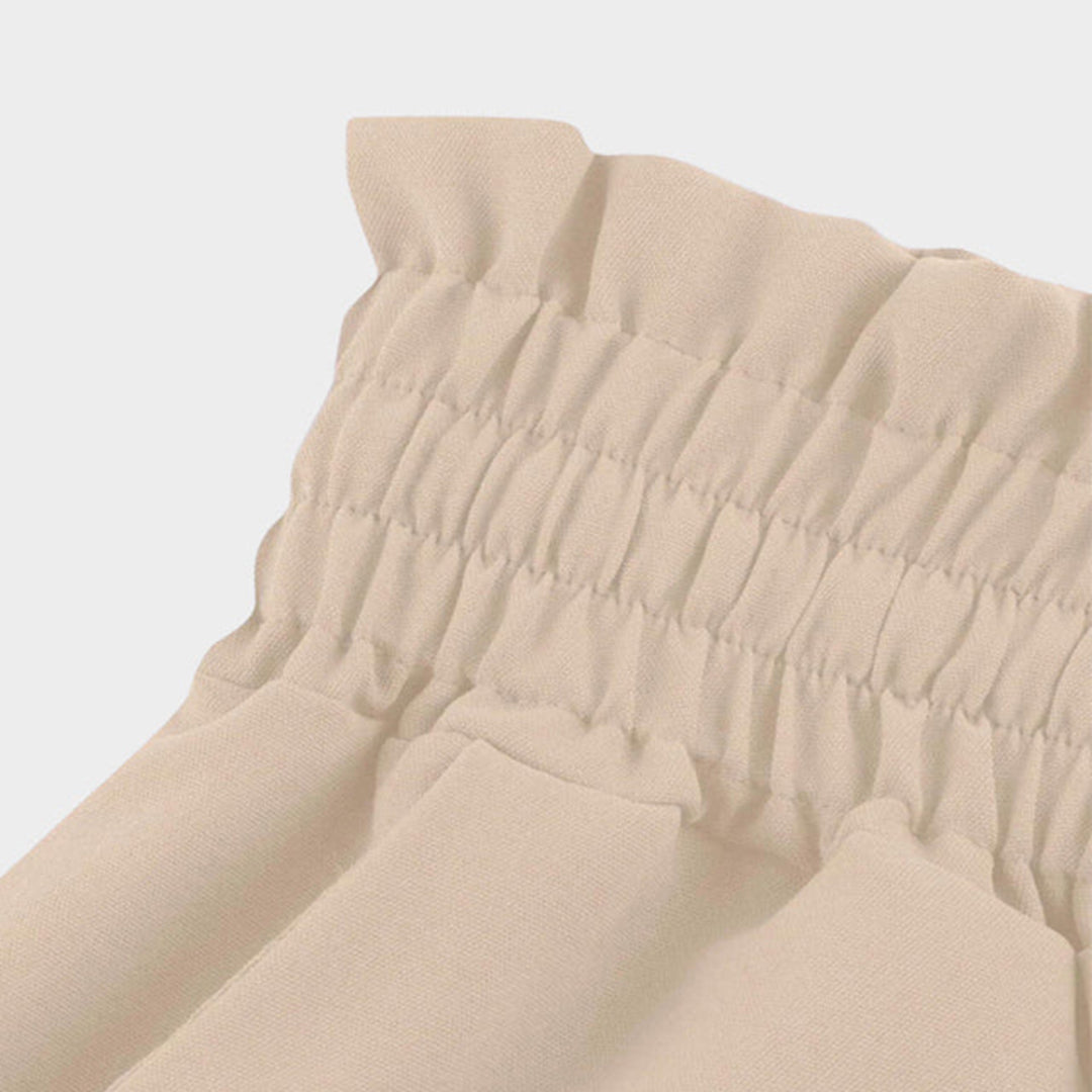 Image of Barbara | Women's High Waisted Flowing Wide Leg Pants