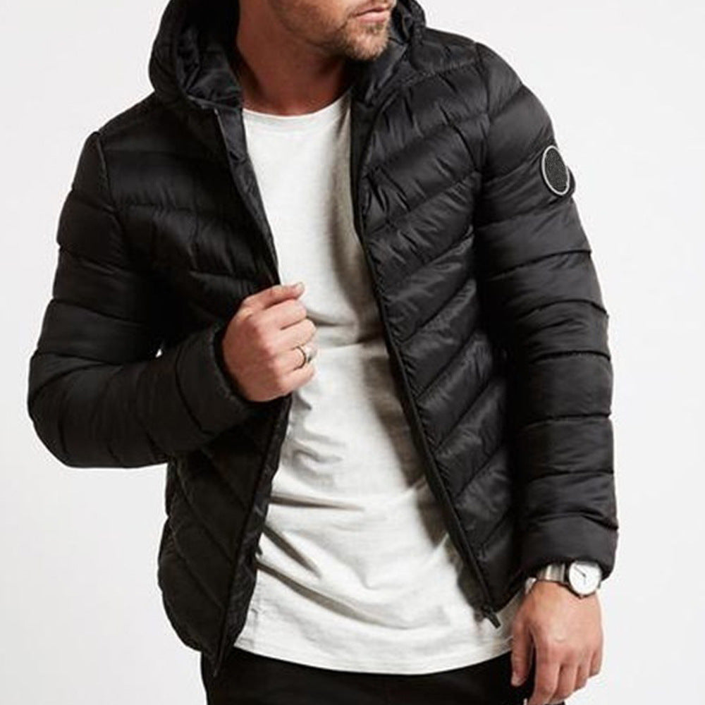 Image of Barney | Men's Hooded Puffer Jacket