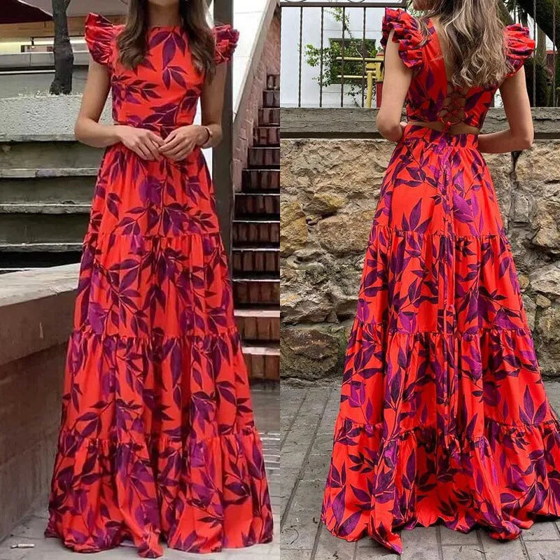 Image of Bella | Women's Sleeveless Floral Maxi Dress