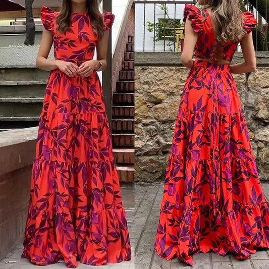 Image of Bella | Women's Sleeveless Floral Maxi Dress