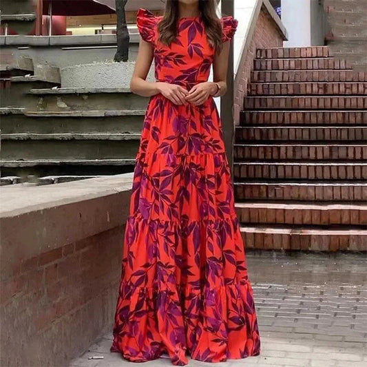 Image of Bella | Women's Sleeveless Floral Maxi Dress