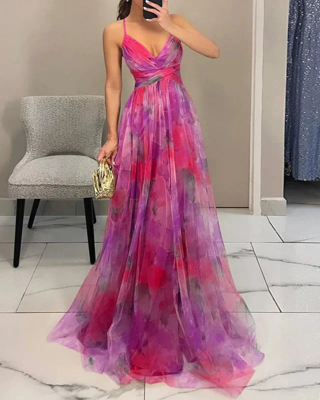Image of Bernice | Women's Spaghetti Strap Maxi Dress
