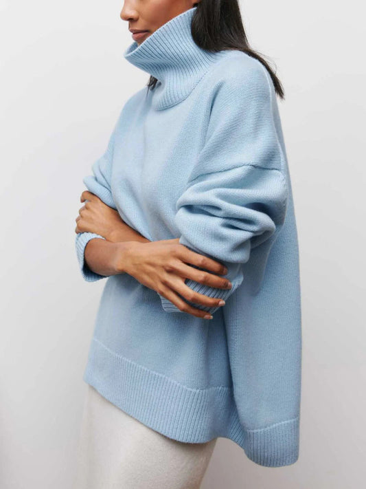 Image of Betty | Women's Oversized Turtleneck Sweater