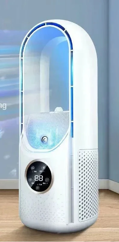 Bladeless Desk Fan | 3-in-1 Air Cooling, Air Purification & Ionisation | Modern Design