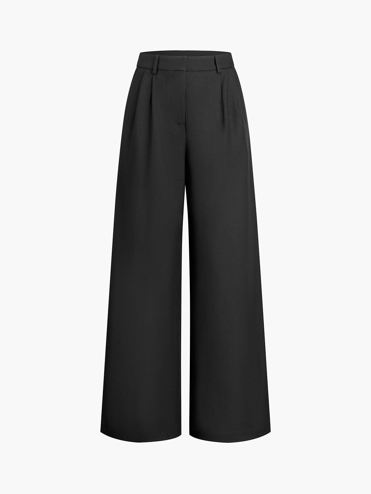 Image of Blair | Women's High-Waisted Pleated Wide Leg Pants