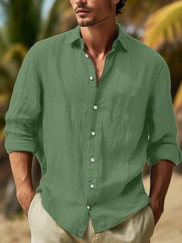Image of Bo | Men's Button-Down Casual Shirt