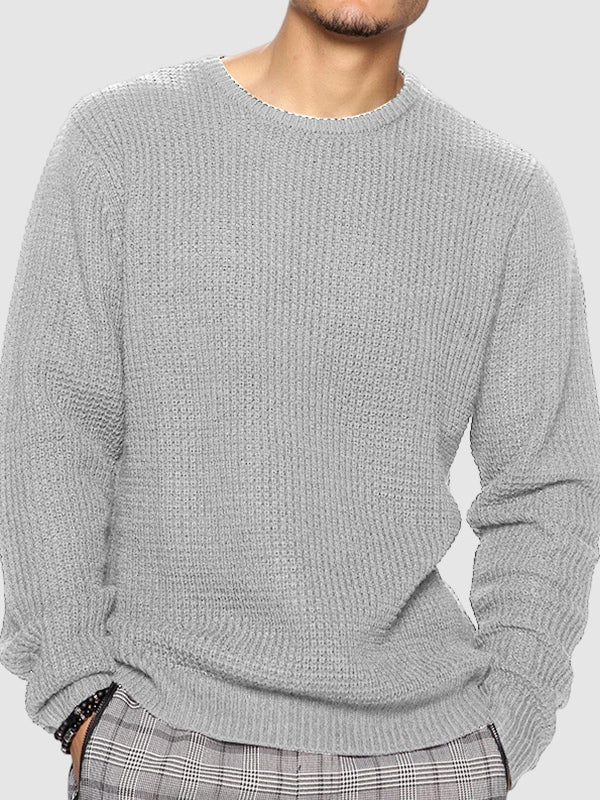 Image of Bobby | Men's Textured Knit Crew Neck Sweater