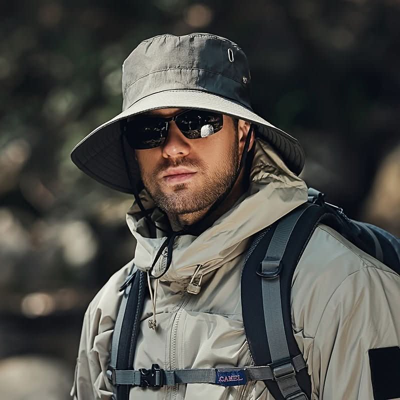 Breathable Wide Brim Sun Hat with UV Protection
