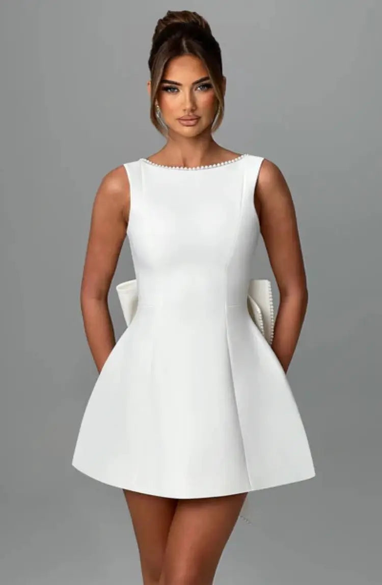Image of Bridget | Women's Sleeveless A-Line Mini Dress