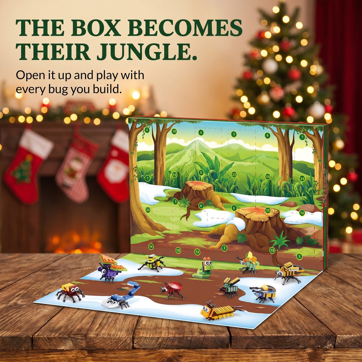 Bug and Insect Brick Advent Calendar, 24 Builds and 2 Secret Builds