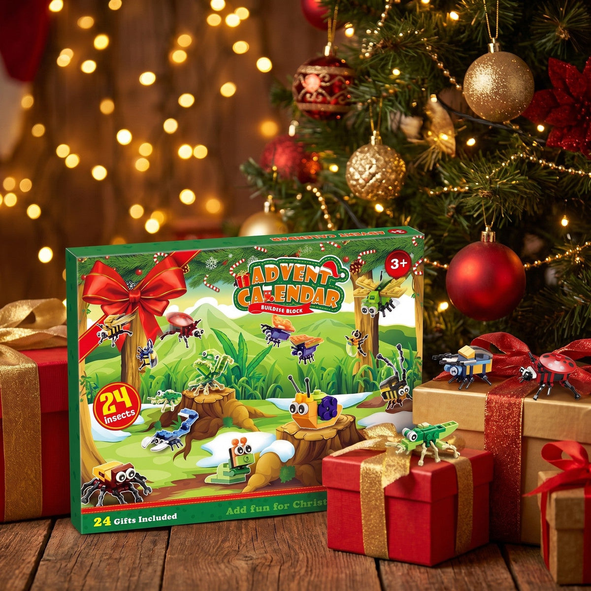 Bug and Insect Brick Advent Calendar, 24 Builds and 2 Secret Builds