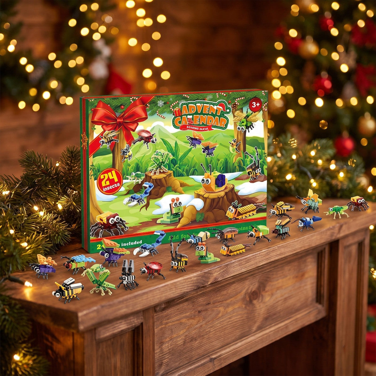 Bug and Insect Brick Advent Calendar, 24 Builds and 2 Secret Builds