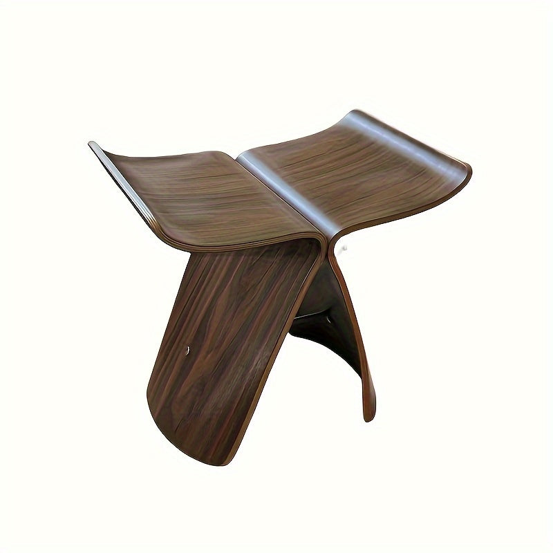 Butterfly Stool with Curved Seat – Sculptural Stool