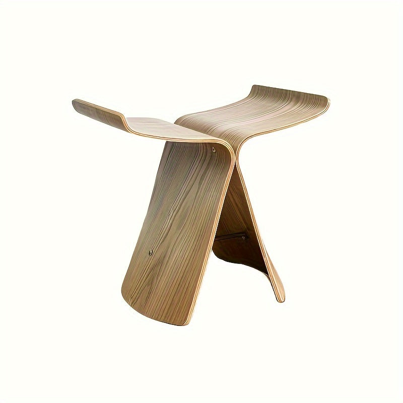 Butterfly Stool with Curved Seat – Sculptural Stool