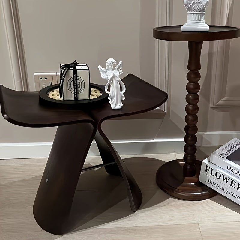 Butterfly Stool with Curved Seat – Sculptural Stool