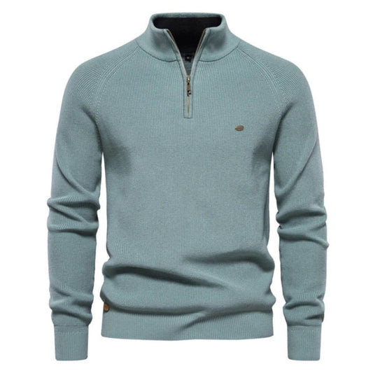 Image of Cameron | Men's Quarter Zip Pullover Sweater