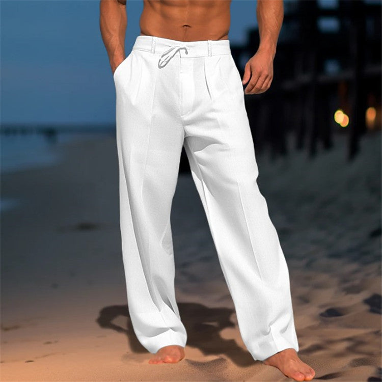 Image of Cameron | Men's Wide Leg Drawstring Pants
