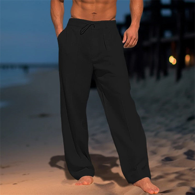 Image of Cameron | Men's Wide Leg Drawstring Pants