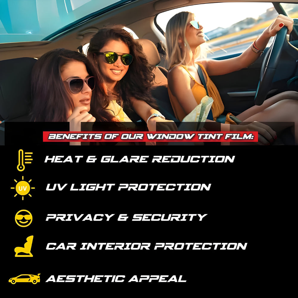 Car Window Tint Film - Heat and UV Protection