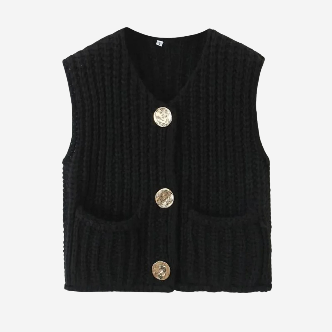 Image of Cara | Women's Button Front Sweater Vest