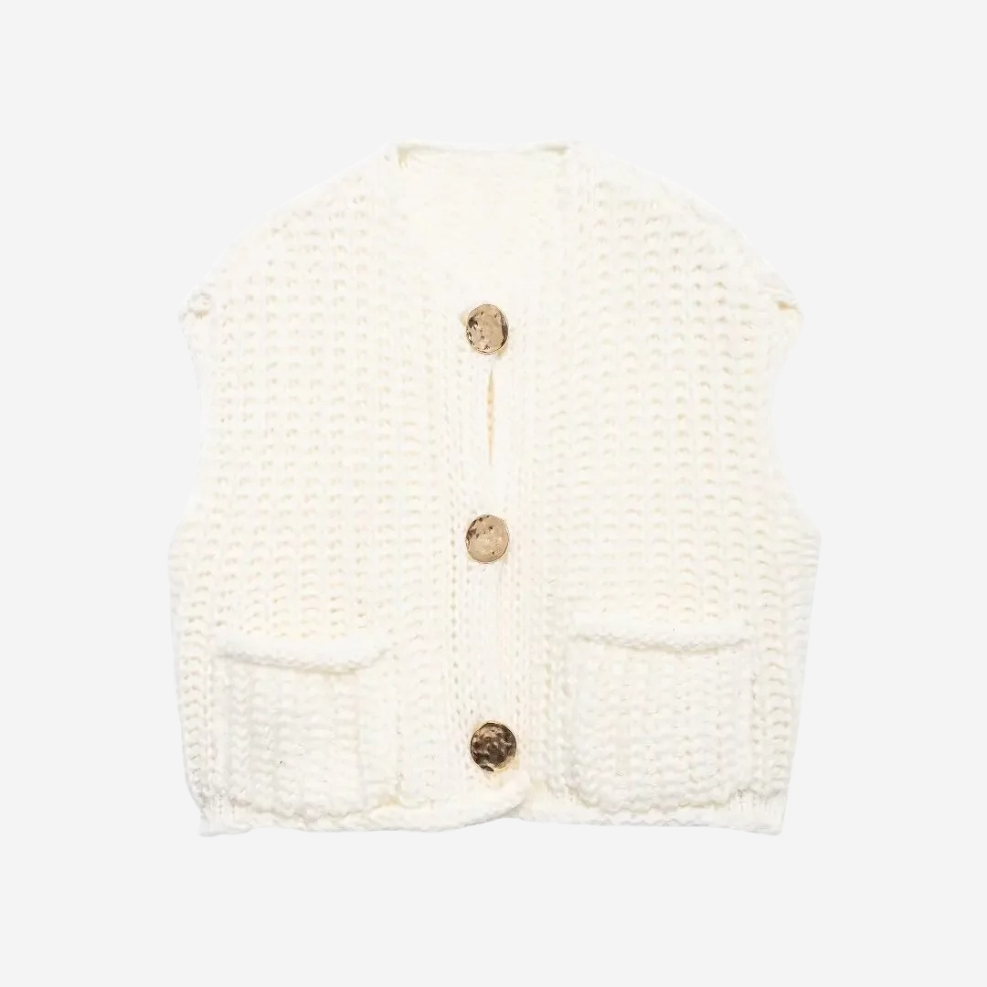 Image of Cara | Women's Button Front Sweater Vest