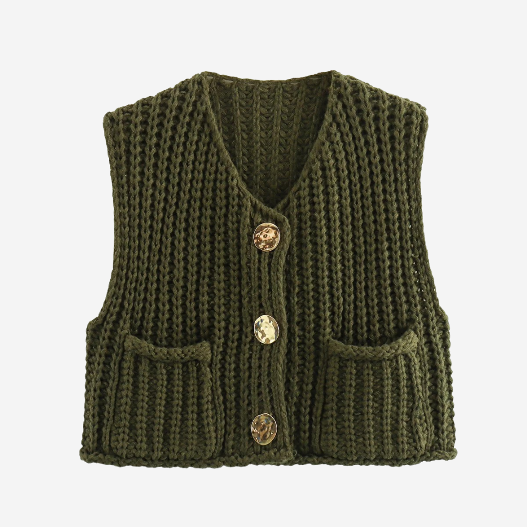 Image of Cara | Women's Button Front Sweater Vest
