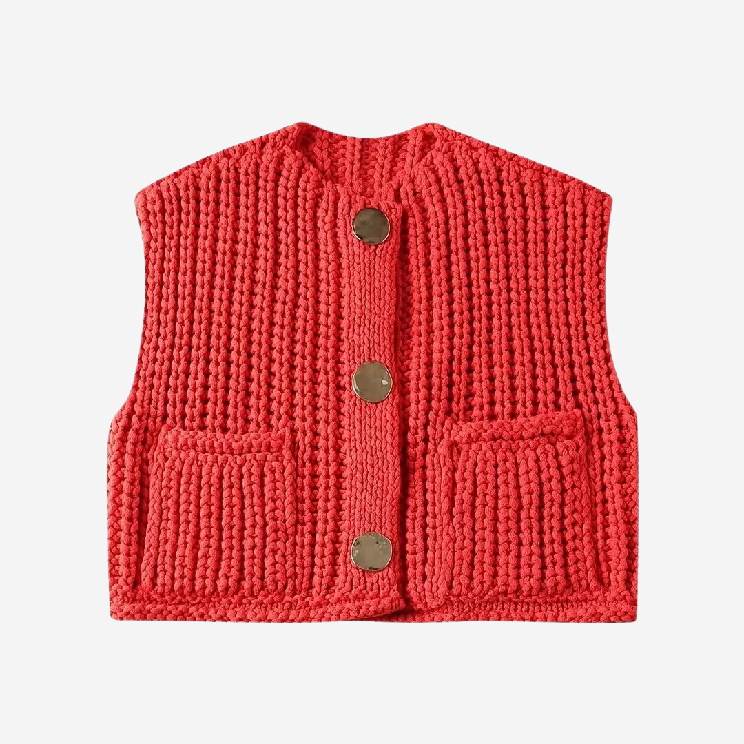Image of Cara | Women's Button Front Sweater Vest