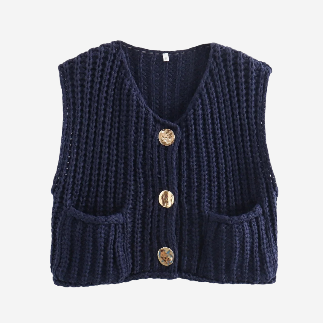 Image of Cara | Women's Button Front Sweater Vest