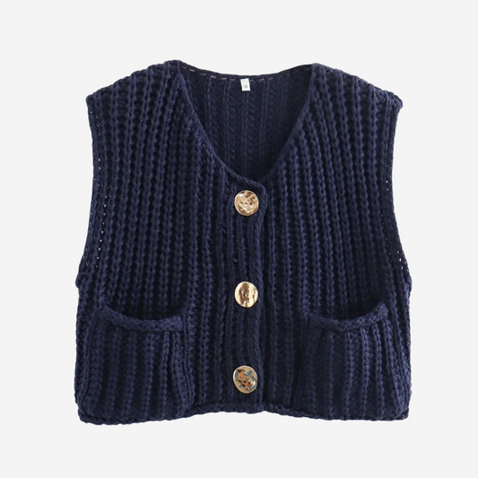 Image of Cara | Women's Button Front Sweater Vest