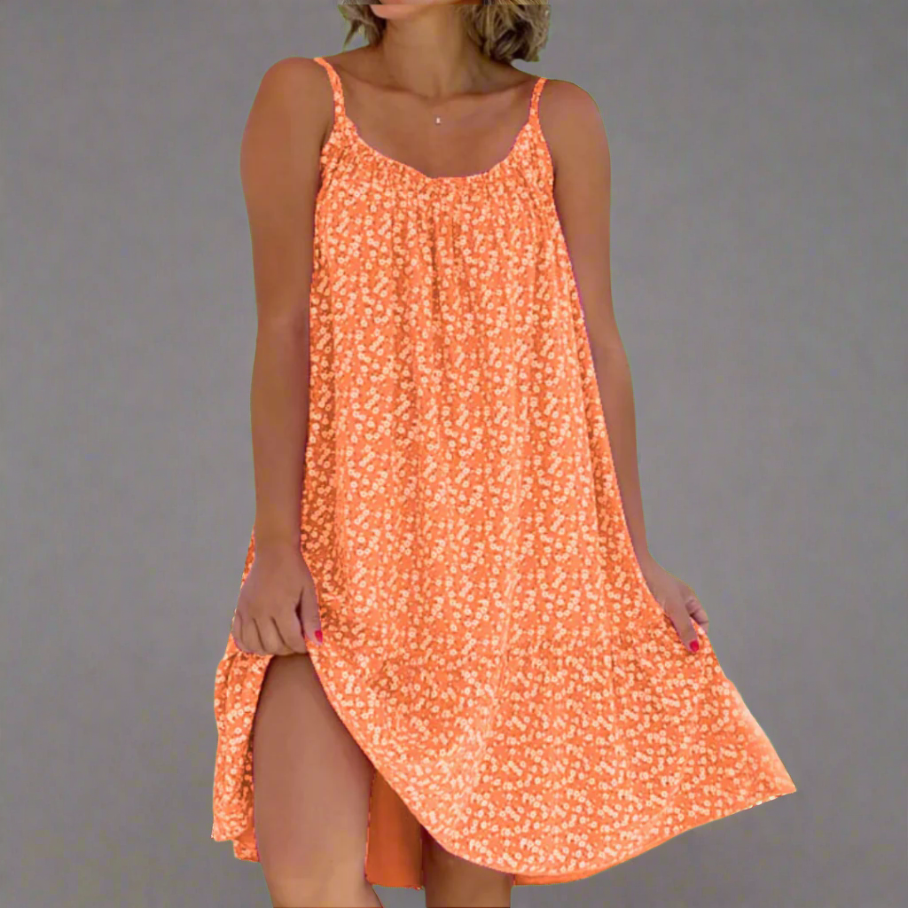Image of Carla | Women's Sleeveless Floral Mini Dress