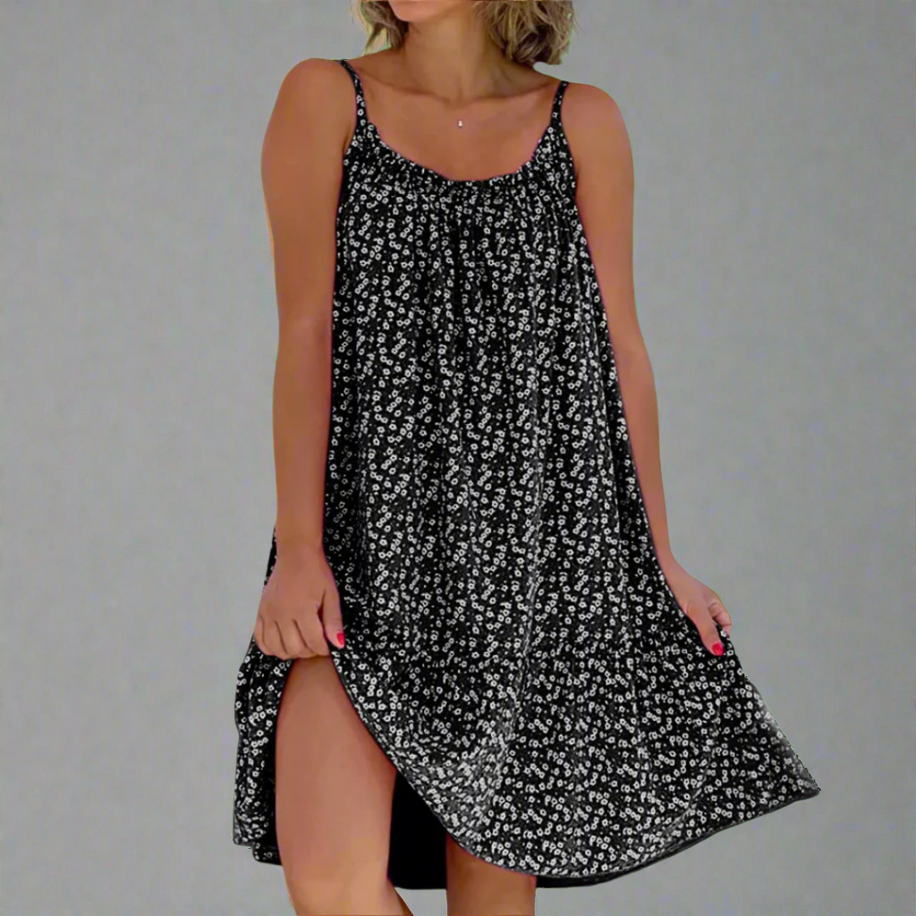 Image of Carla | Women's Sleeveless Floral Mini Dress