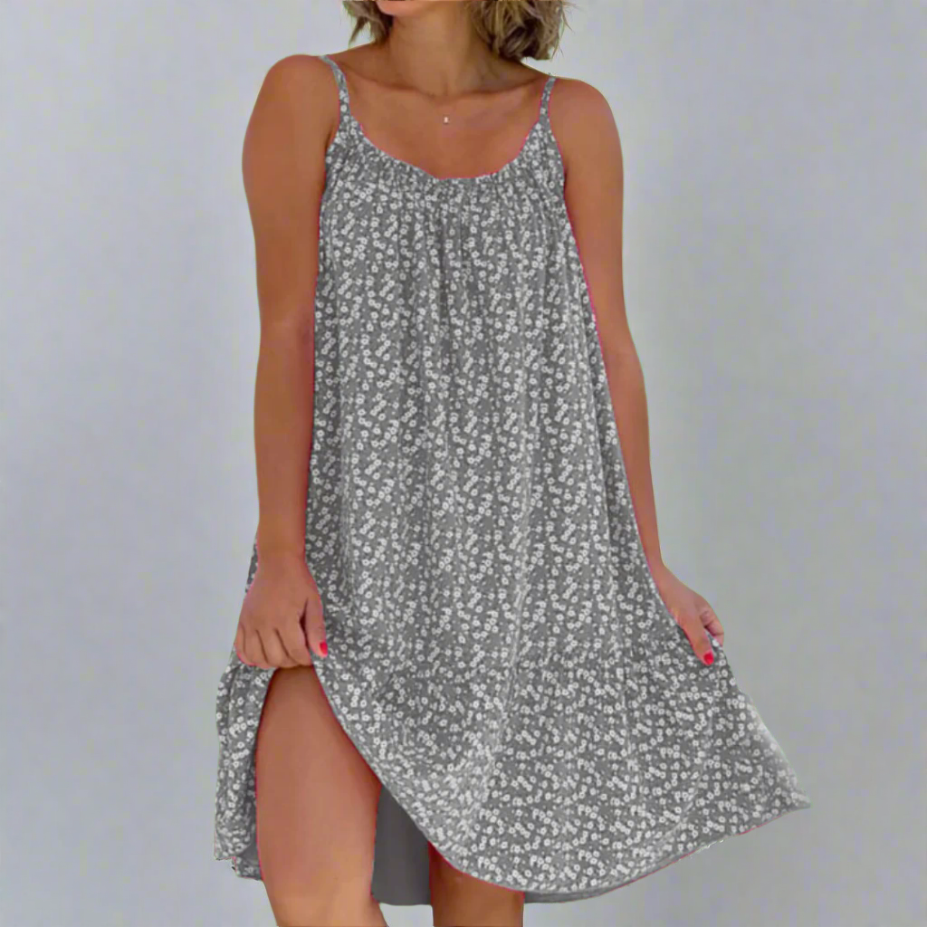 Image of Carla | Women's Sleeveless Floral Mini Dress