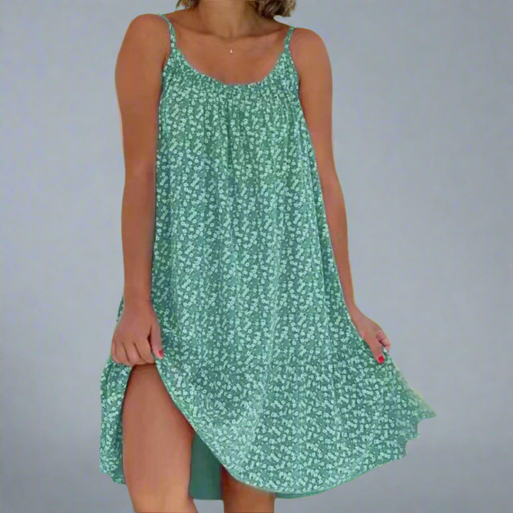 Image of Carla | Women's Sleeveless Floral Mini Dress