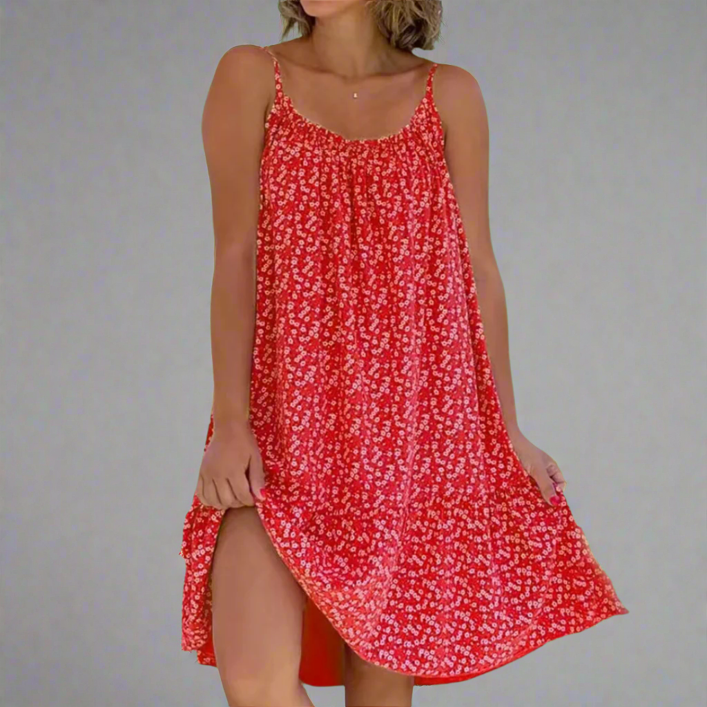 Image of Carla | Women's Sleeveless Floral Mini Dress