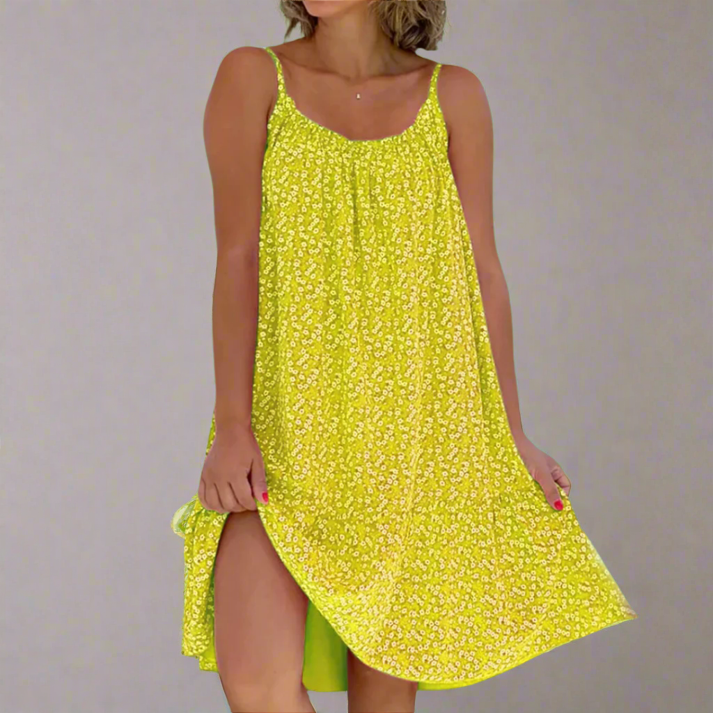 Image of Carla | Women's Sleeveless Floral Mini Dress