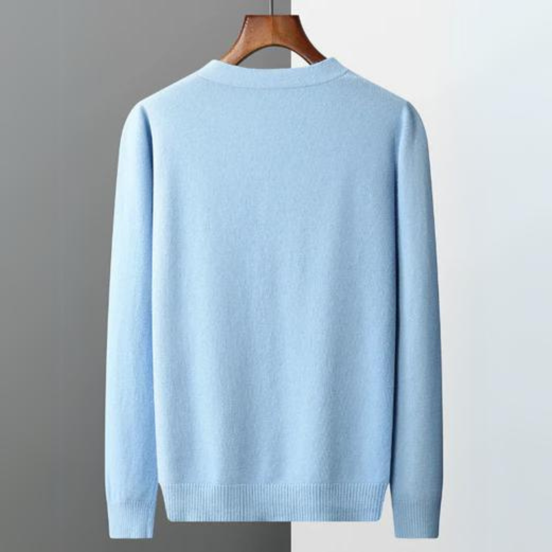 Image of Carlton | Men's V-Neck Button-Down Cardigan
