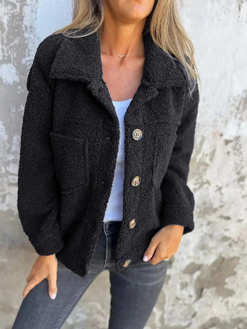 Image of Carolyn | Women's Button-Down Relaxed Fit Jacket