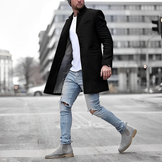 Image of Carson | Men's Slim-Fit Topcoat