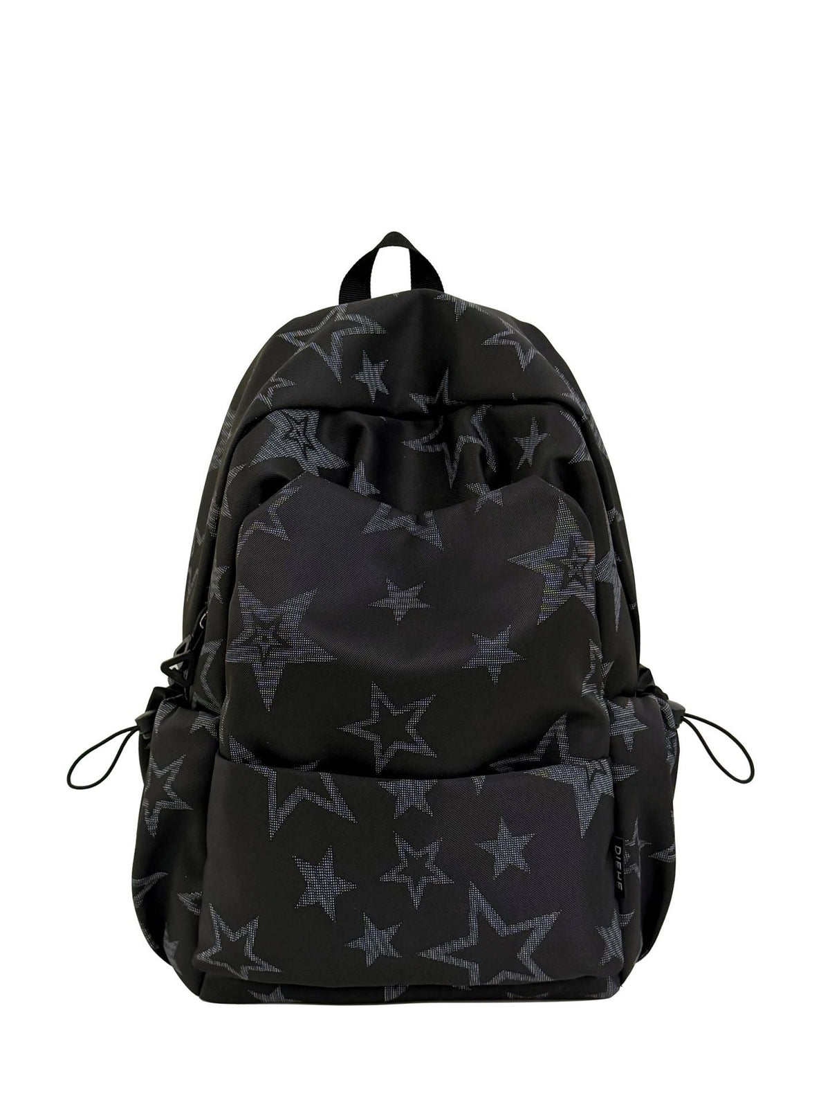 Casual Star-Embroidered School Backpack