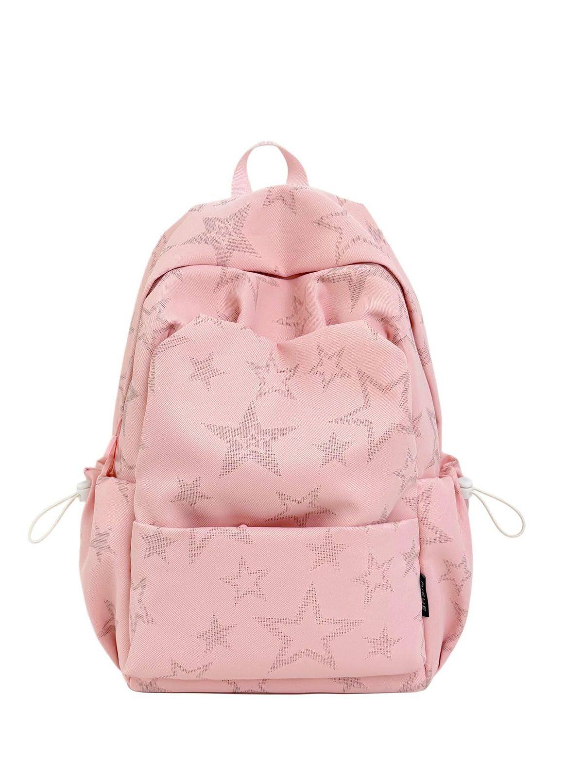 Casual Star-Embroidered School Backpack