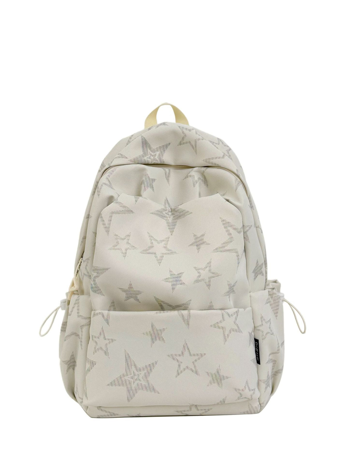 Casual Star-Embroidered School Backpack