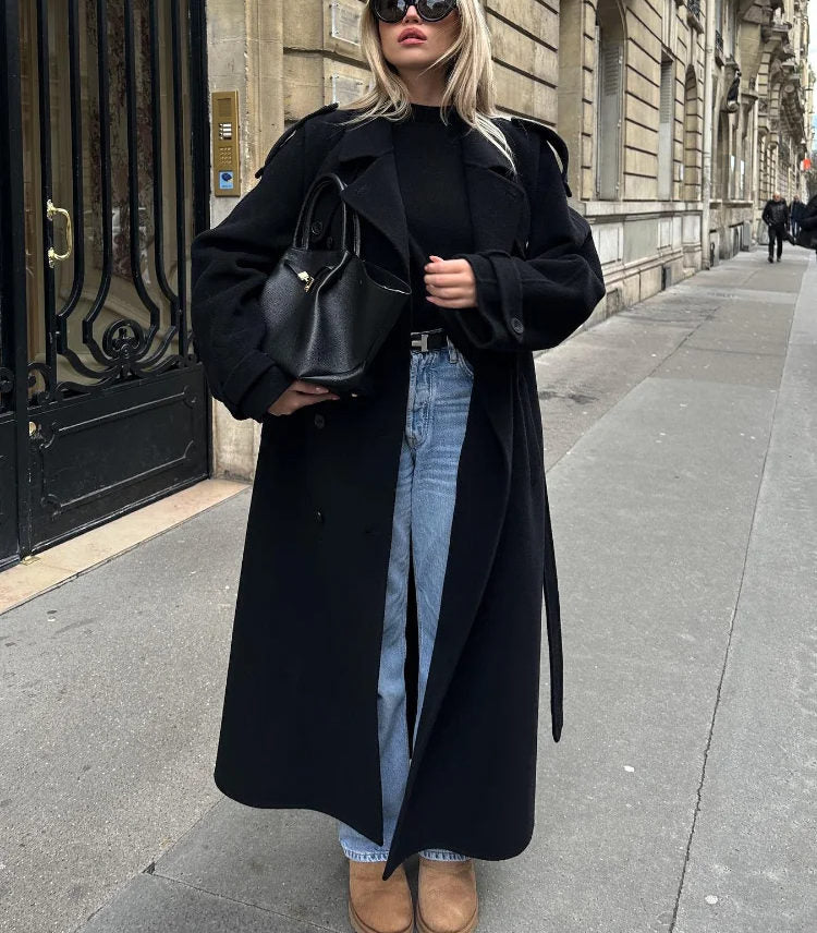 Image of Charlotte | Women's Long Oversized Trench Coat