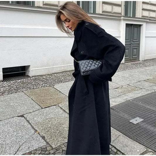 Image of Charlotte | Women's Long Oversized Trench Coat